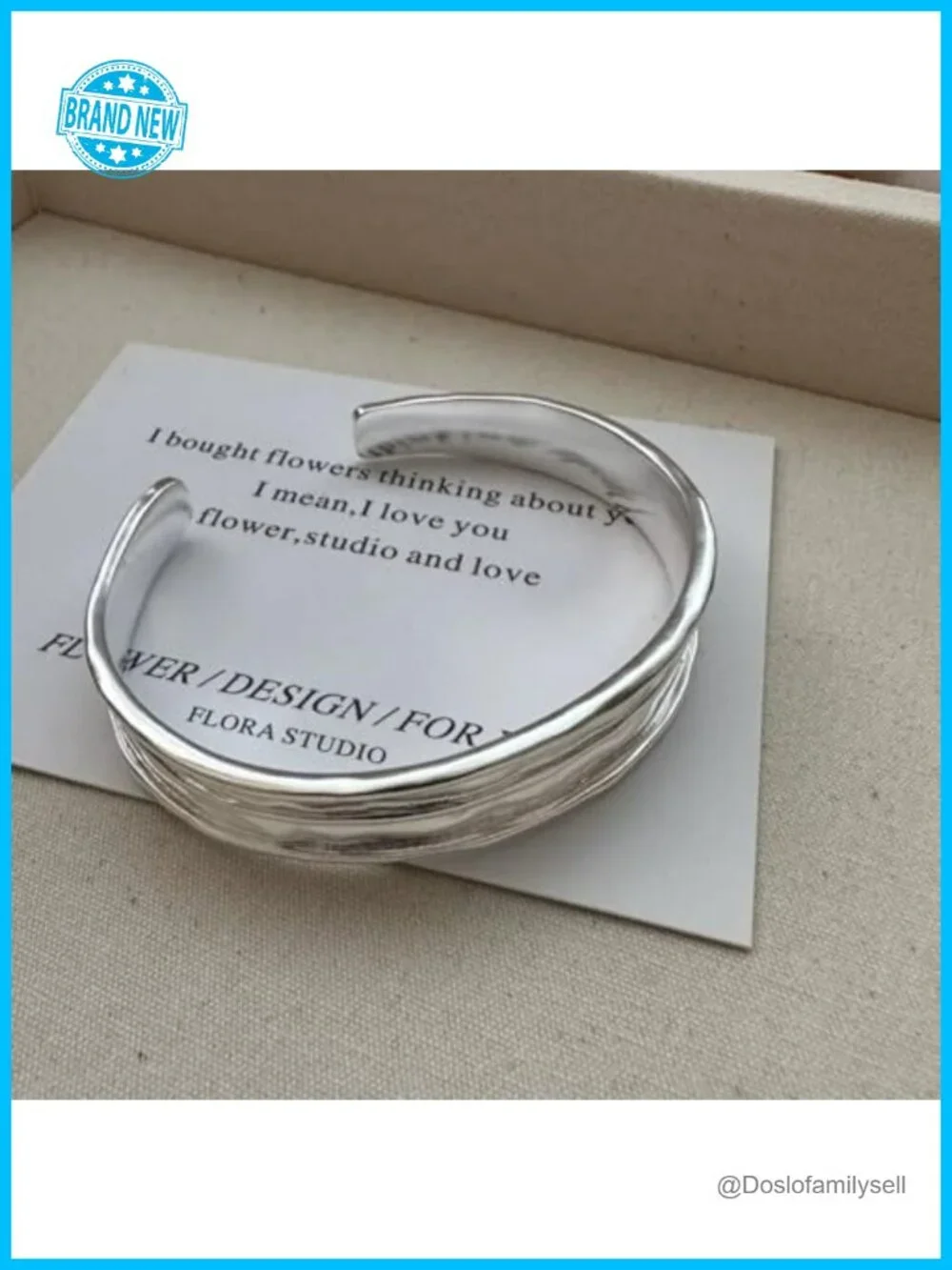925 Sterling Silver Bangles Open Adjustable Cuff Bracelets for Women Stackable